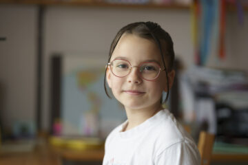 child taking admissions and IQ testing in Charlotte, NC