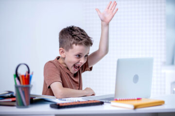 Boy participating in Cogmed memory training in Charlotte NC